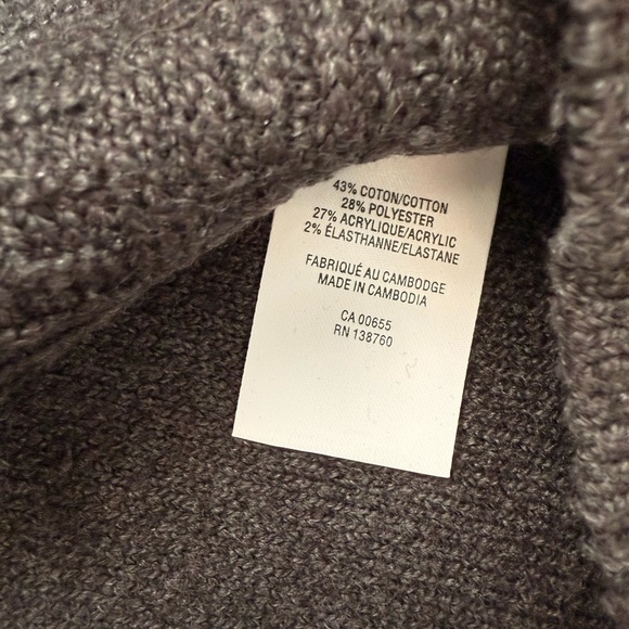 3/$30 - REITMANS Dark Gray Sweater - Picture 3 of 5